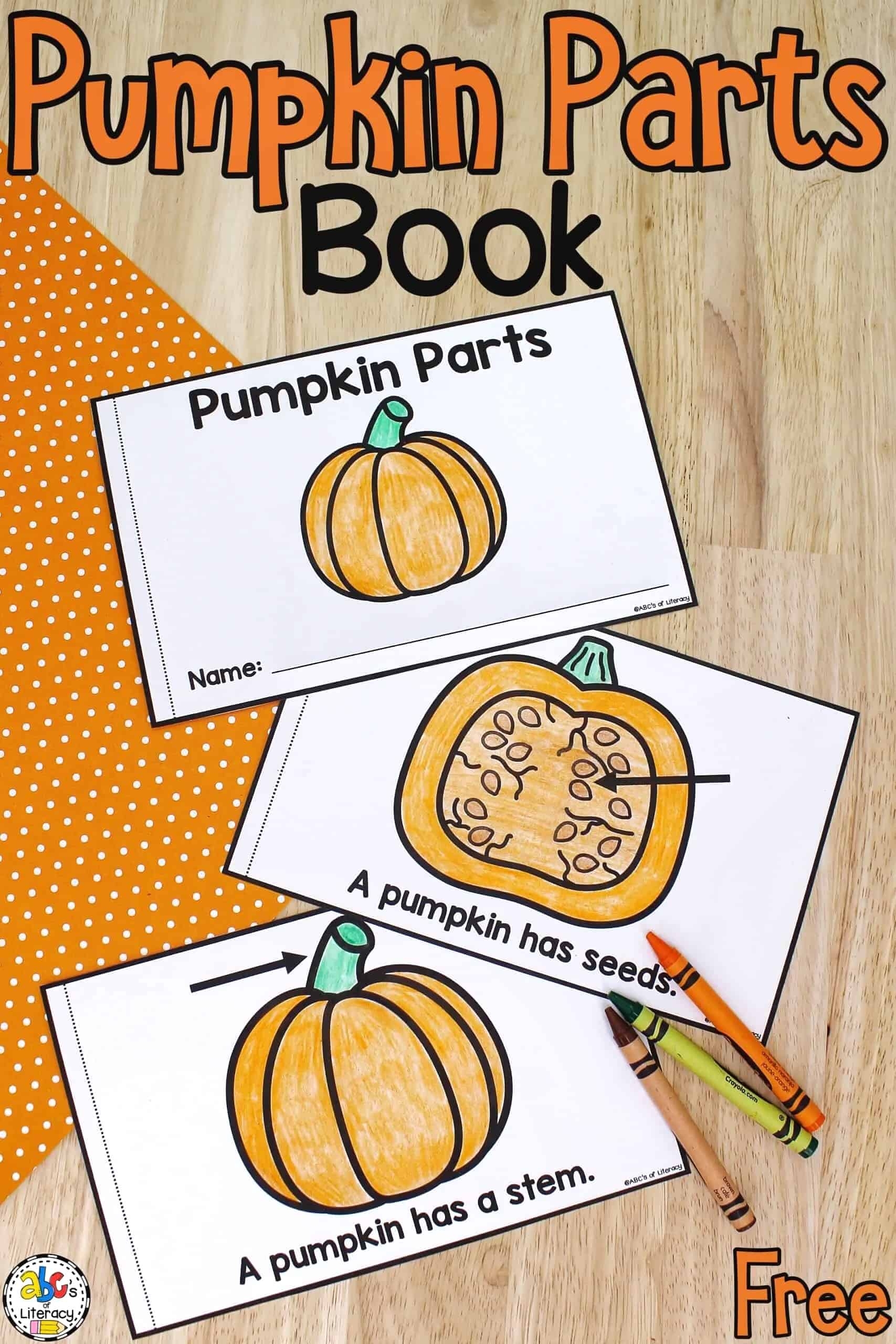 Parts Of A Pumpkin Book Printable Book For Beginning Readers Parts Of A Pumpkin Book Printable Book For Beginning Readers