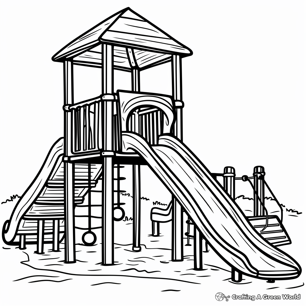 Playground Coloring Pages Free U0026 Printable Playground Coloring Pages Free U0026 Printable