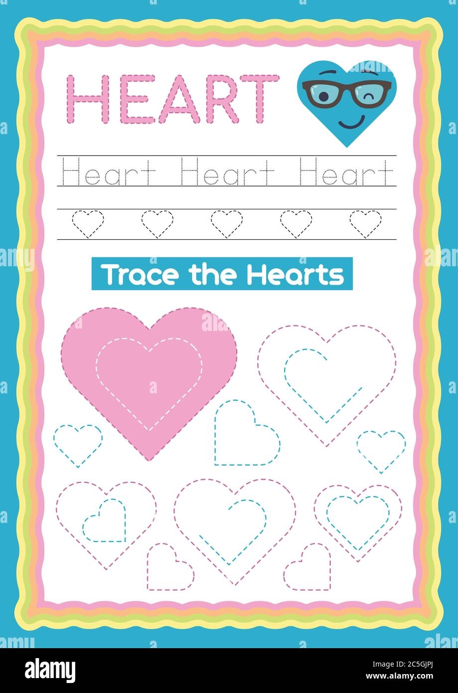 Preschool Printable Heart Shapes