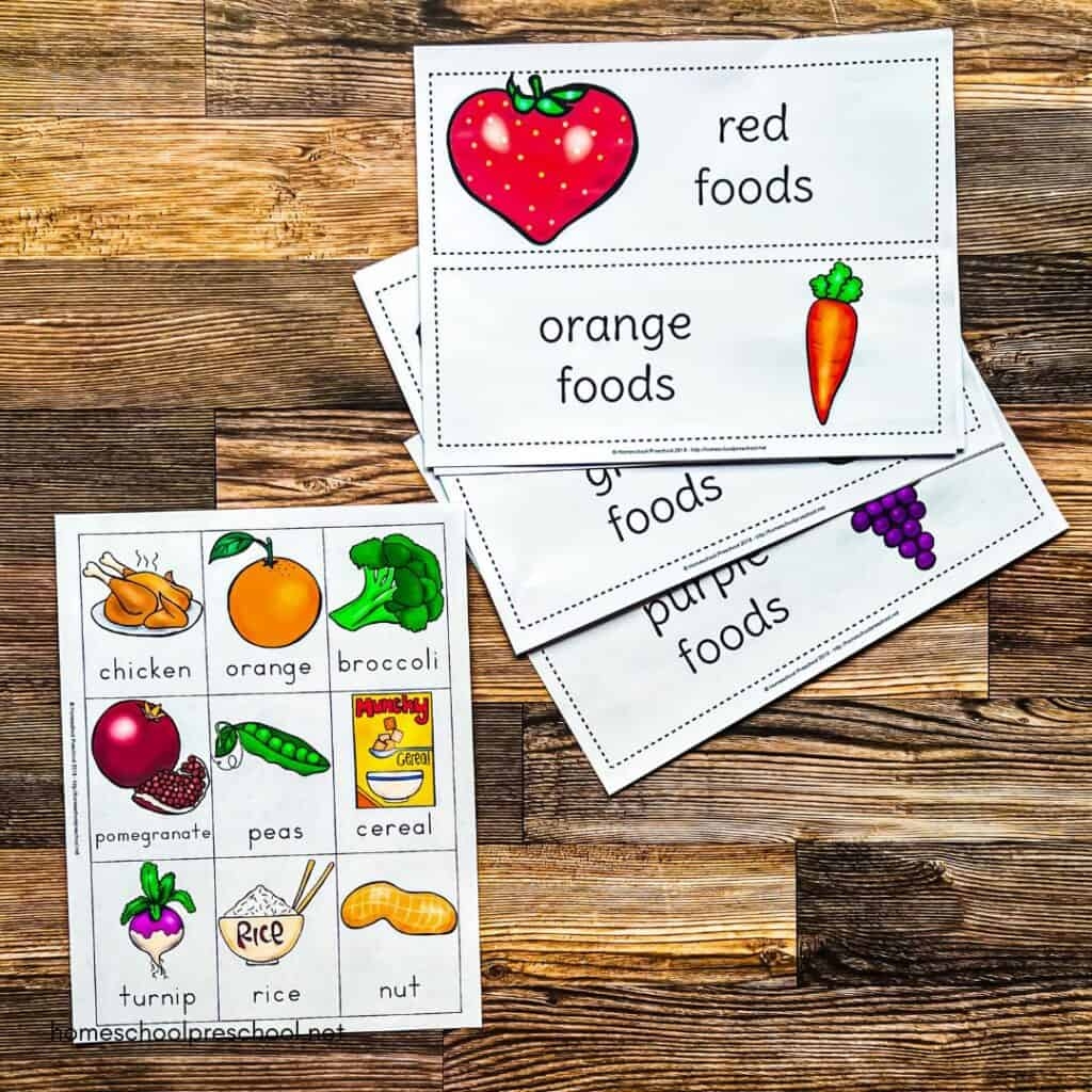 Sorting Preschool Printables