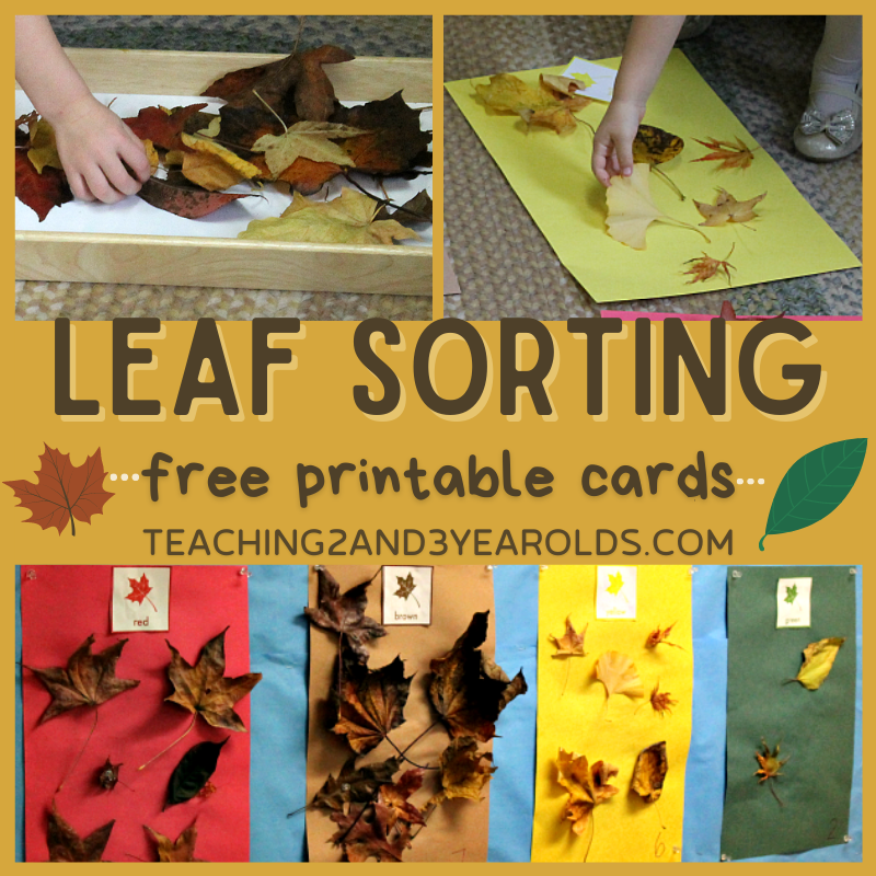 Preschool Printables Fall Leaves
