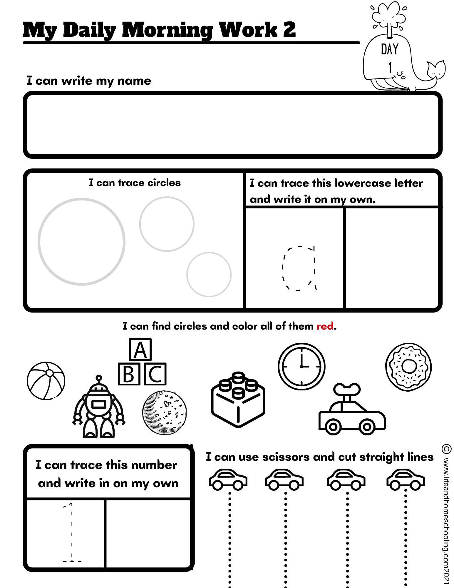 Preschool Morning Work 2 Made By Teachers