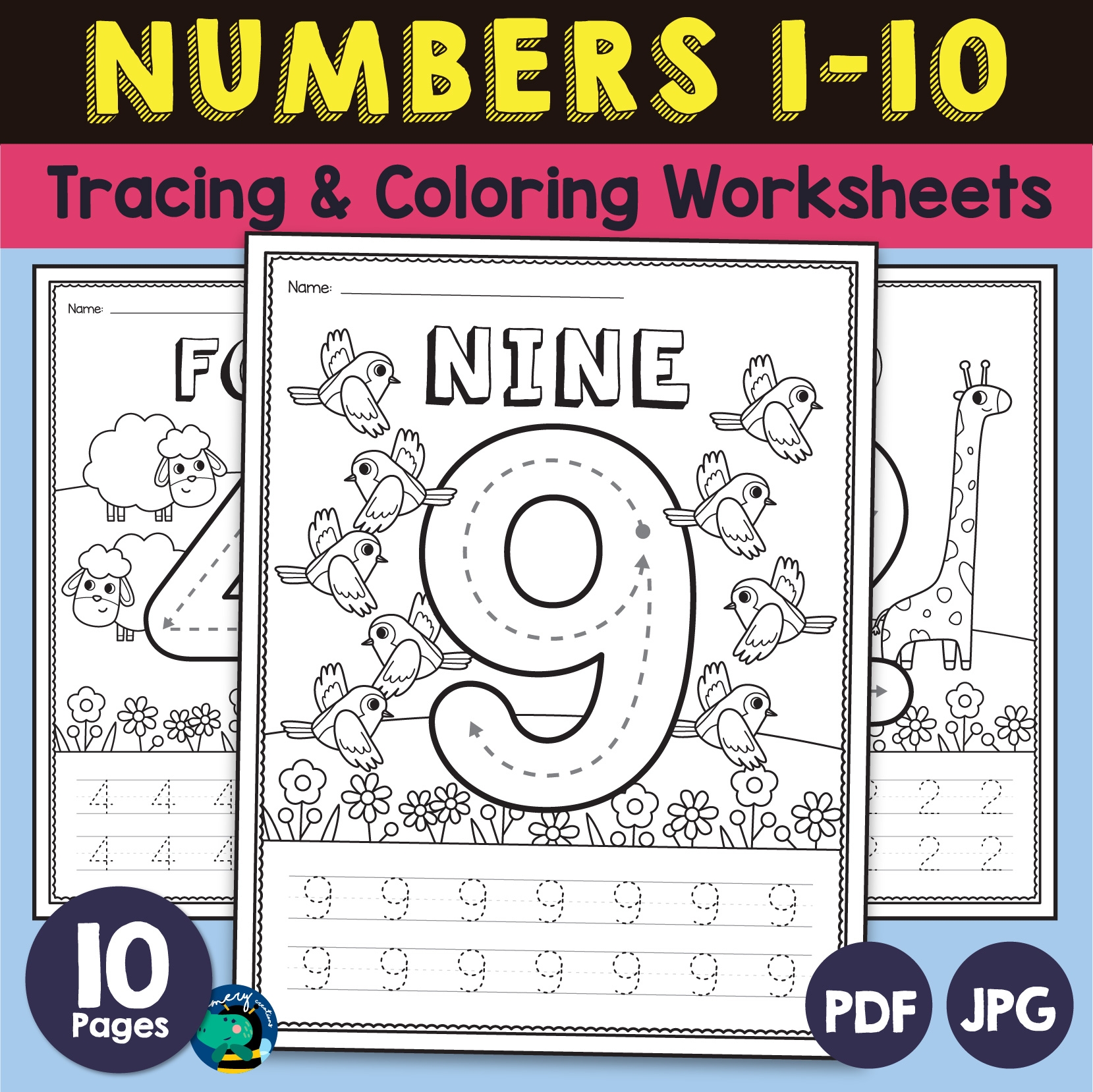 Printables Numbers For Preschool
