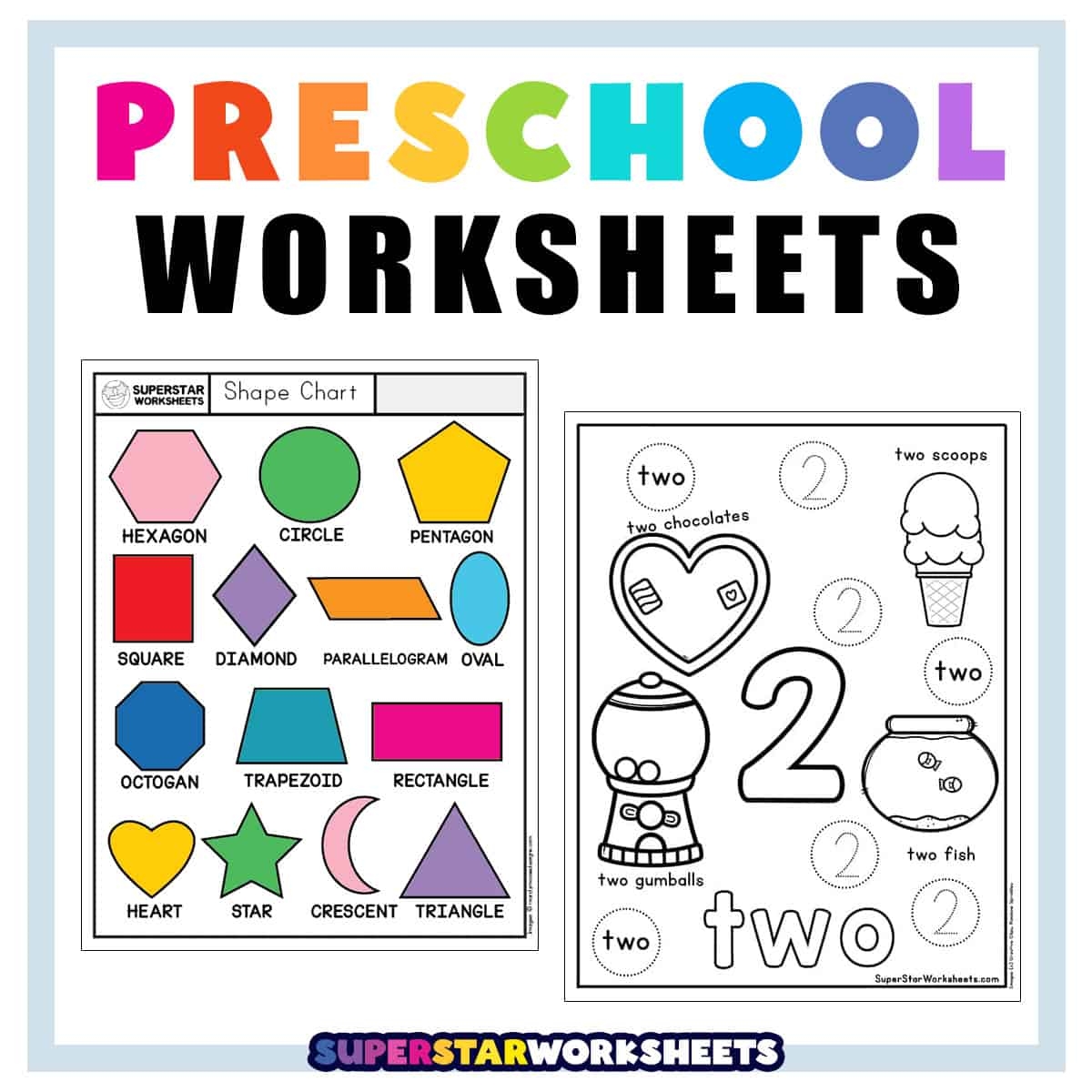 Preschool Worksheets Superstar Worksheets Preschool Worksheets Superstar Worksheets