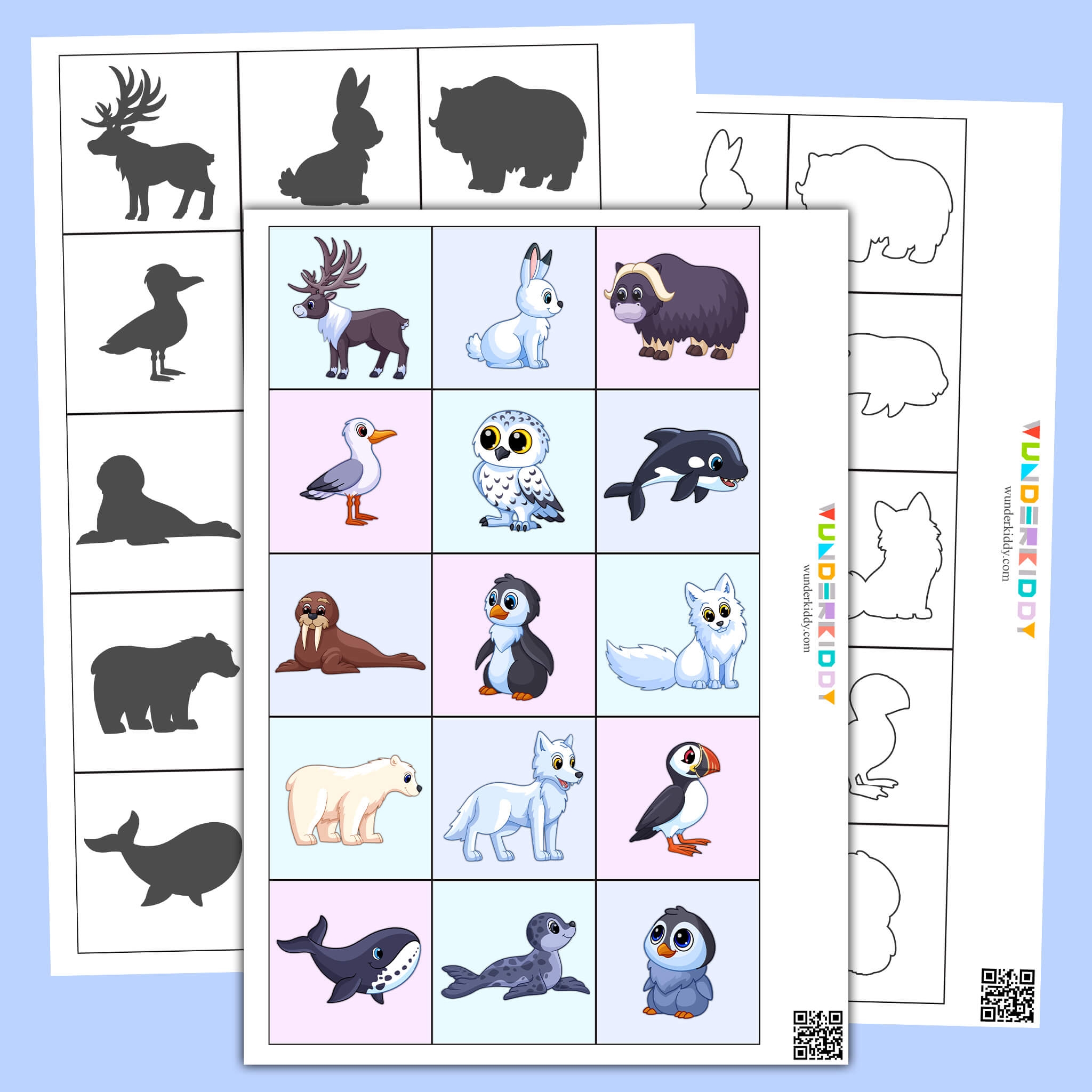 Preschool Printable Arctic Animals