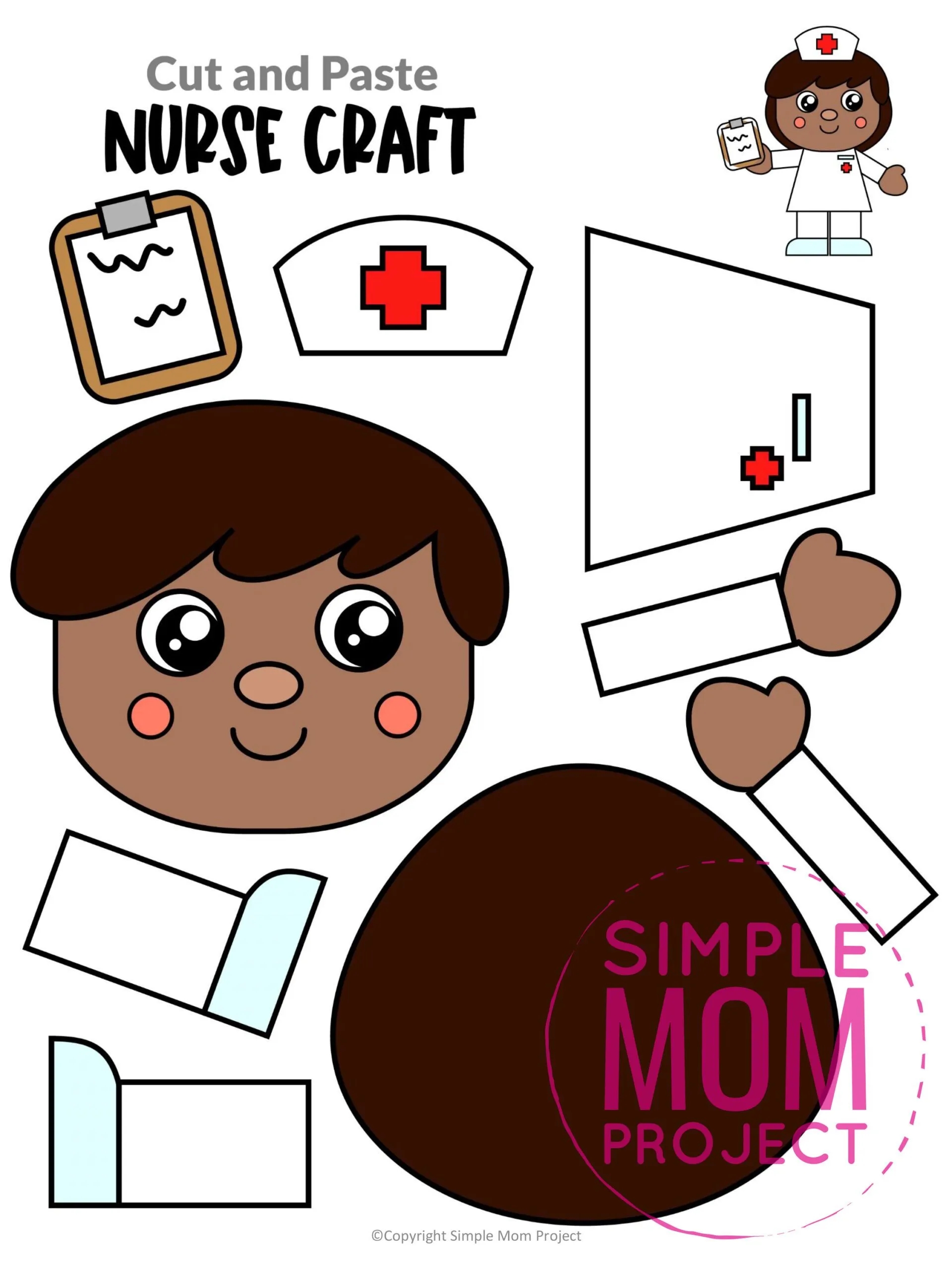 Printable Community Helper Craft Templates Simple Mom Project