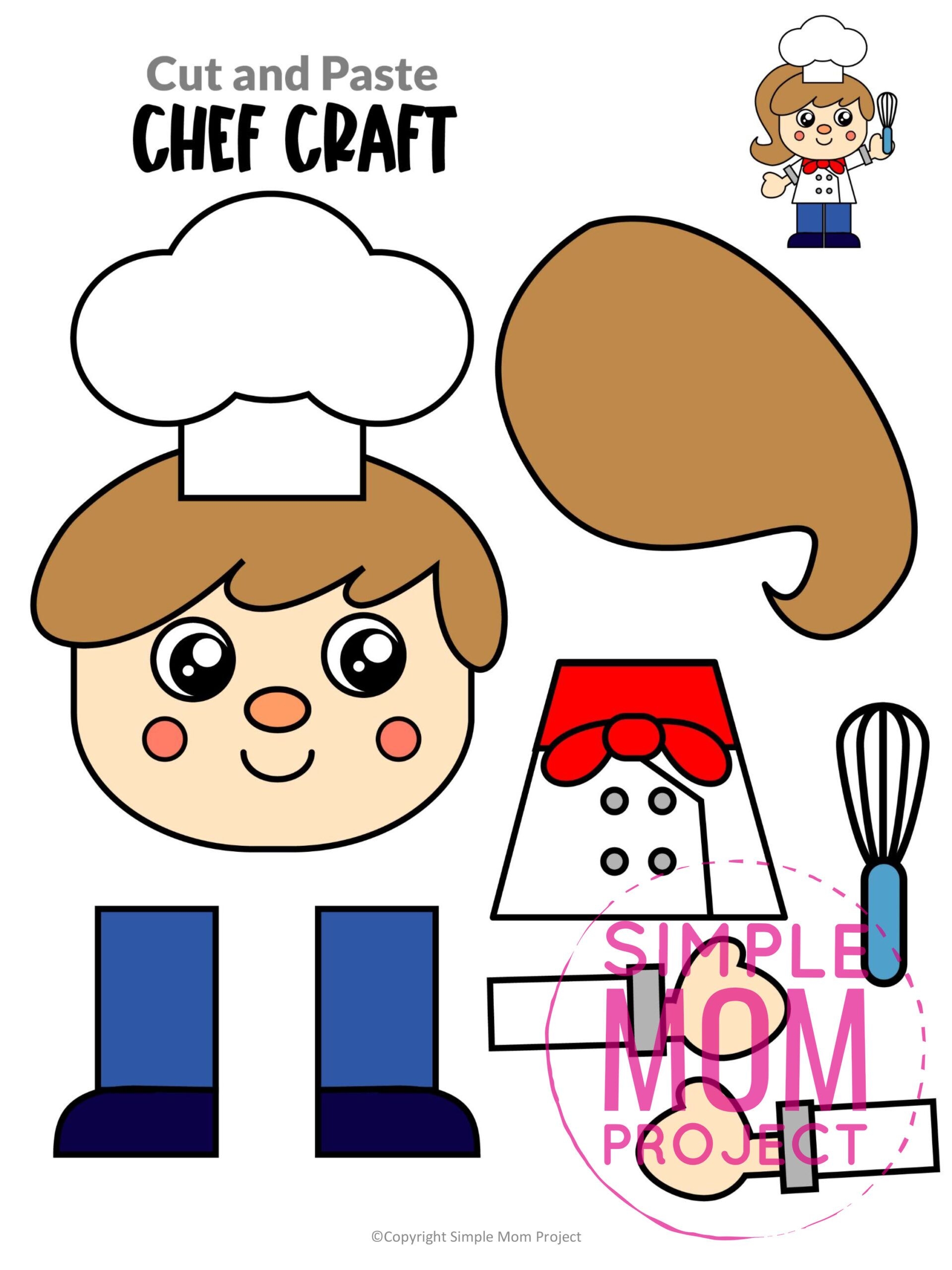 Printable Community Helper Craft Templates Simple Mom Project