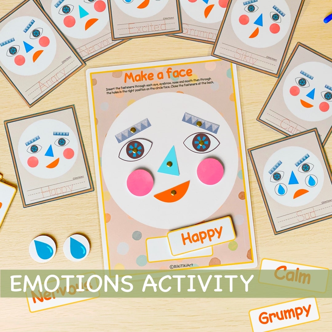 Printable Emotions Activities For Preschoolers