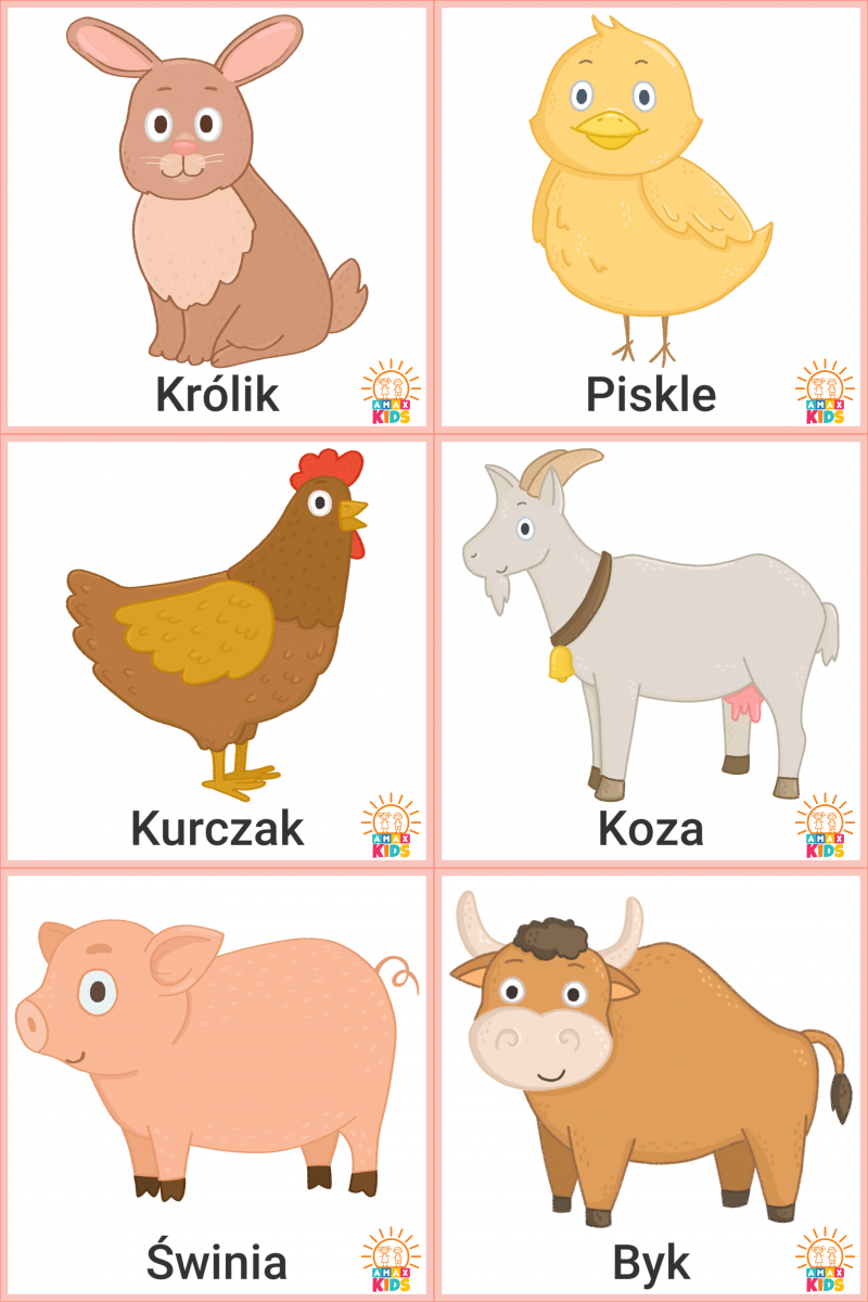Printable Farm Animals For Preschool Printable Farm Animals For Preschool