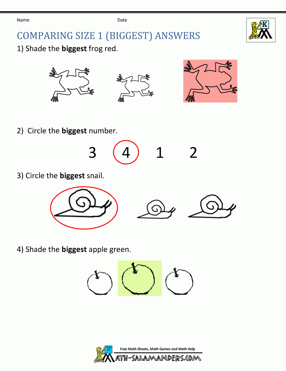 Kindergarten Common Core Math Worksheets Pdf