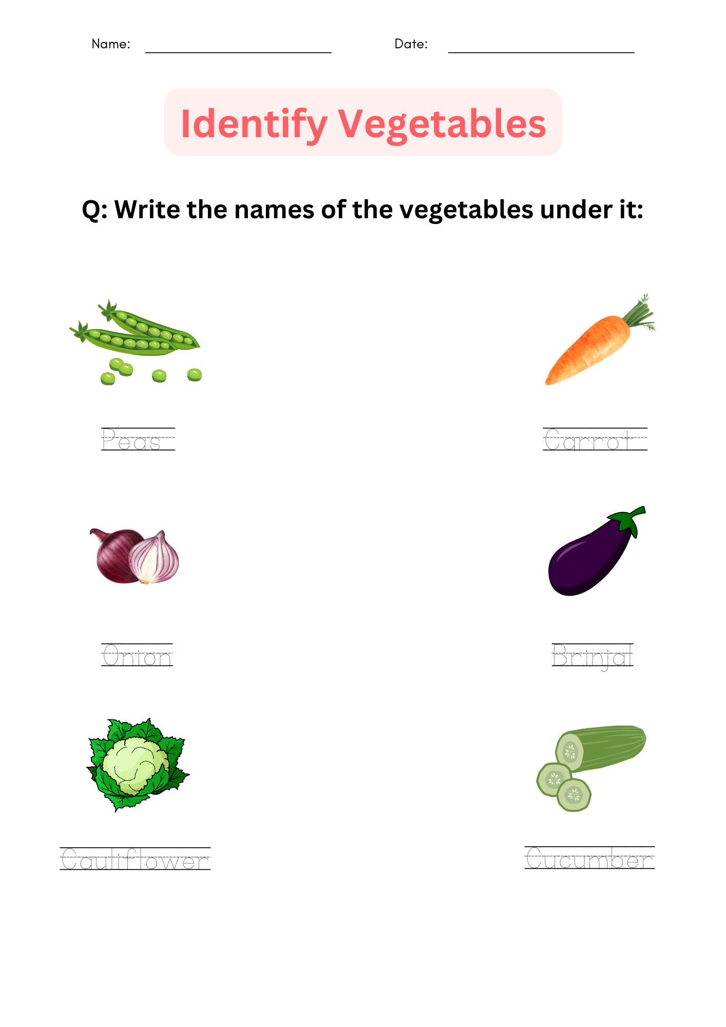 Vegetable Printables For Preschoolers Vegetable Printables For Preschoolers