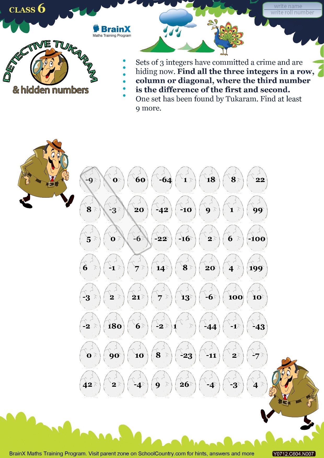 Free Printable Year 6 Maths Worksheets