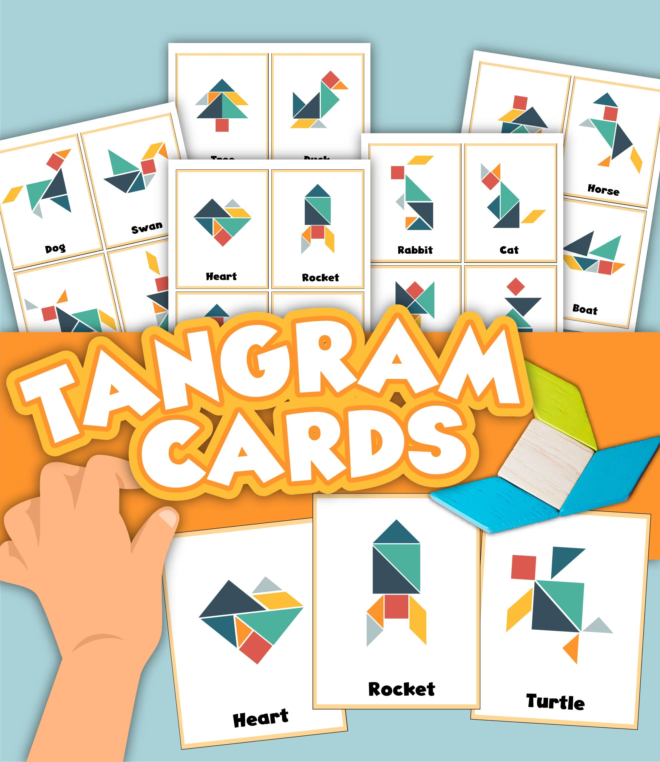 Printable Tangram Challenge Cards Only Passionate Curiosity Printable Tangram Challenge Cards Only Passionate Curiosity
