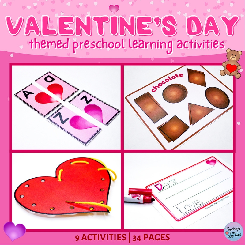 Printable Valentine s Day Learning Activities For Toddlers And Preschoolers Printable Valentine s Day Learning Activities For Toddlers And Preschoolers
