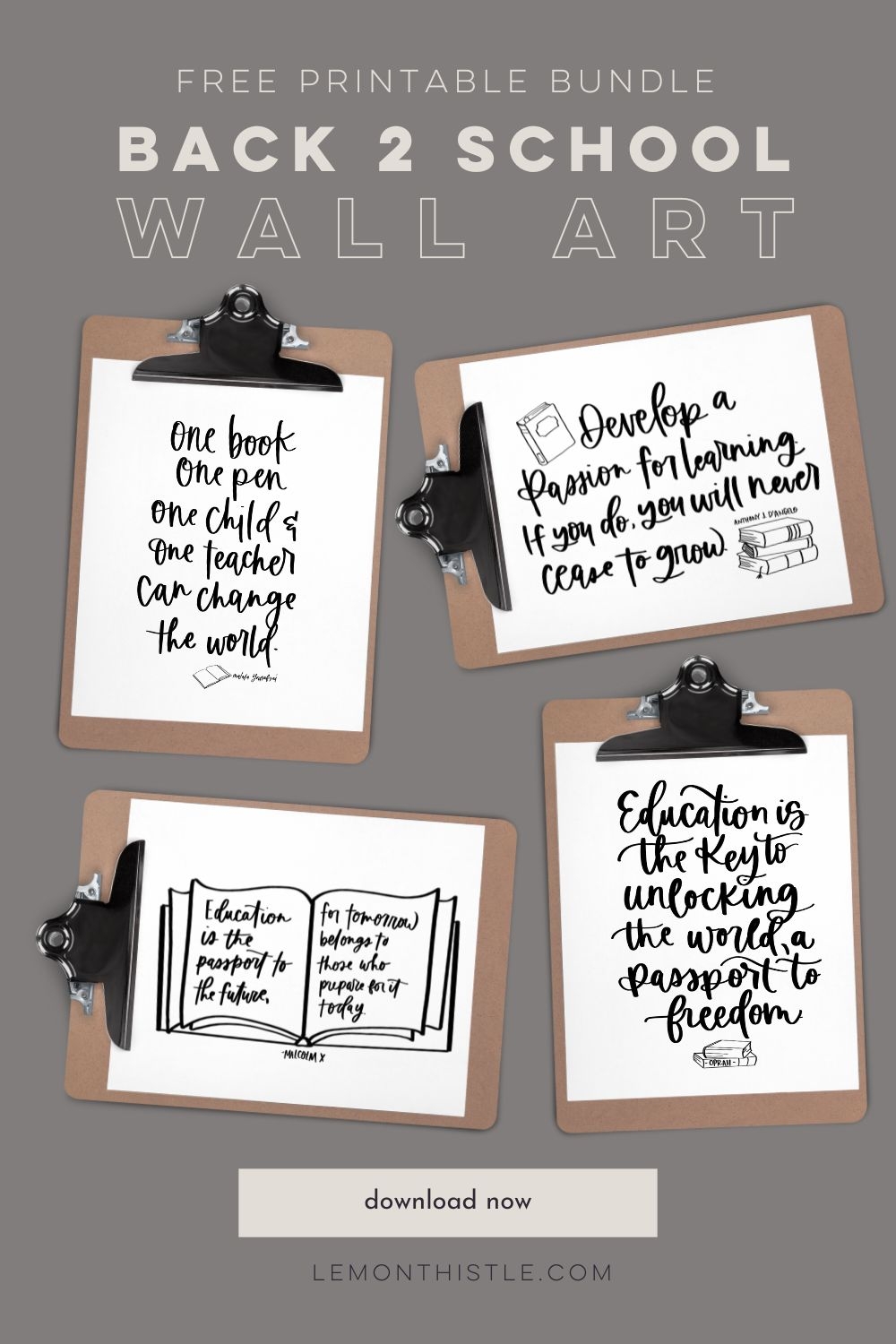 Printable Wall Art Quotes Preschool There