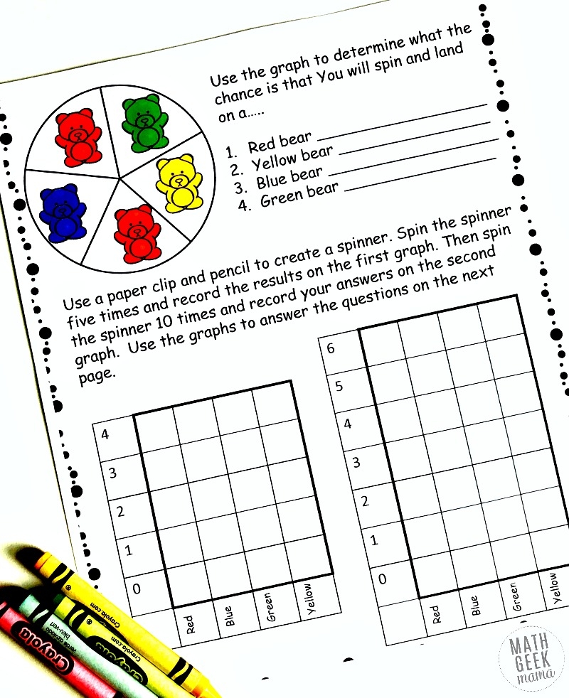 Free Printable Probability Worksheets 2nd Grade