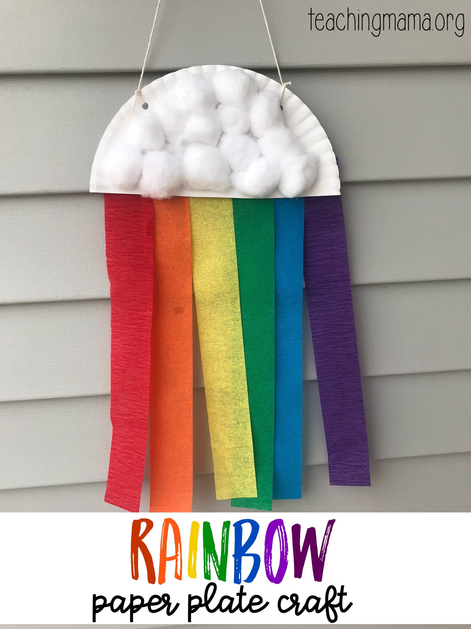 Rainbow Craft Preschool Printable