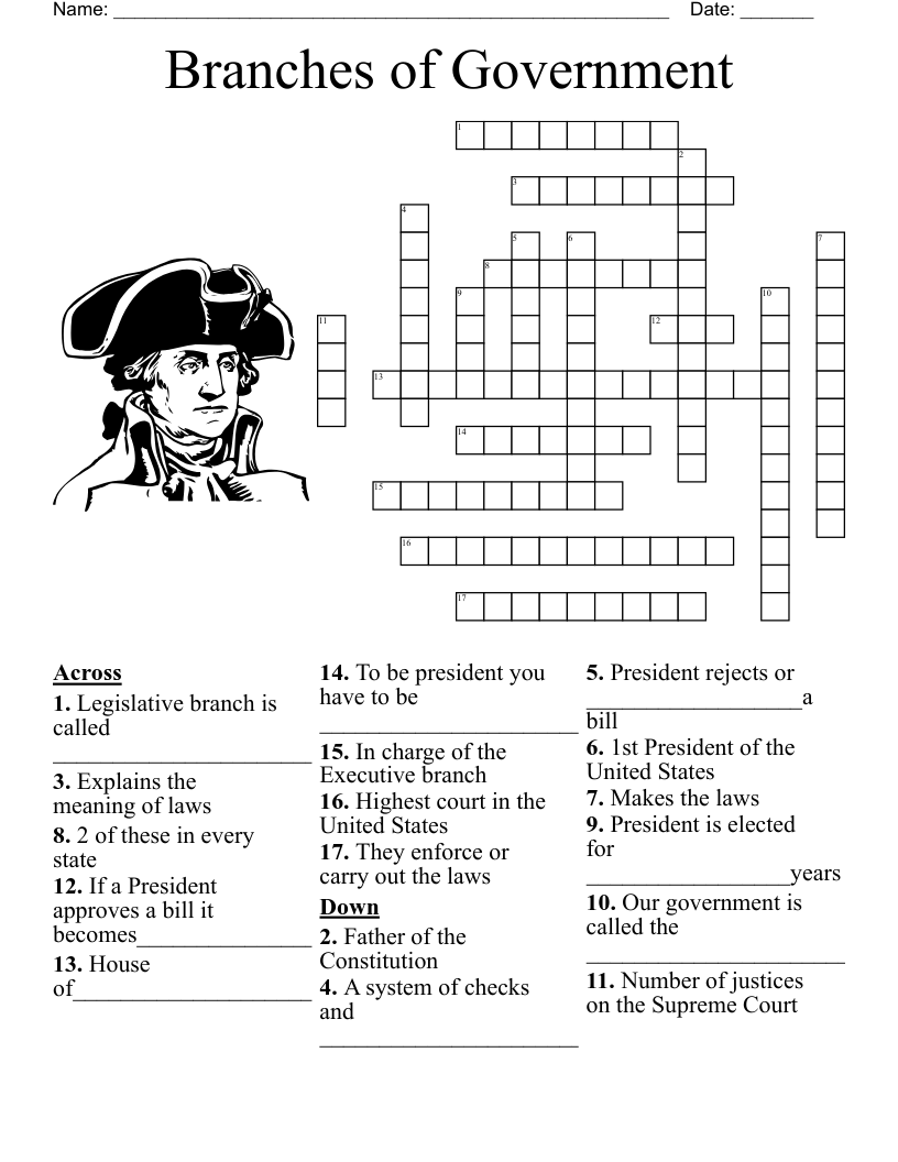 Separation Of Powers Worksheet WordMint