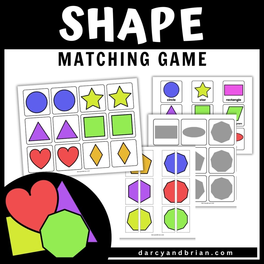 Free Printable Shape Games For Preschoolers Free Printable Shape Games For Preschoolers