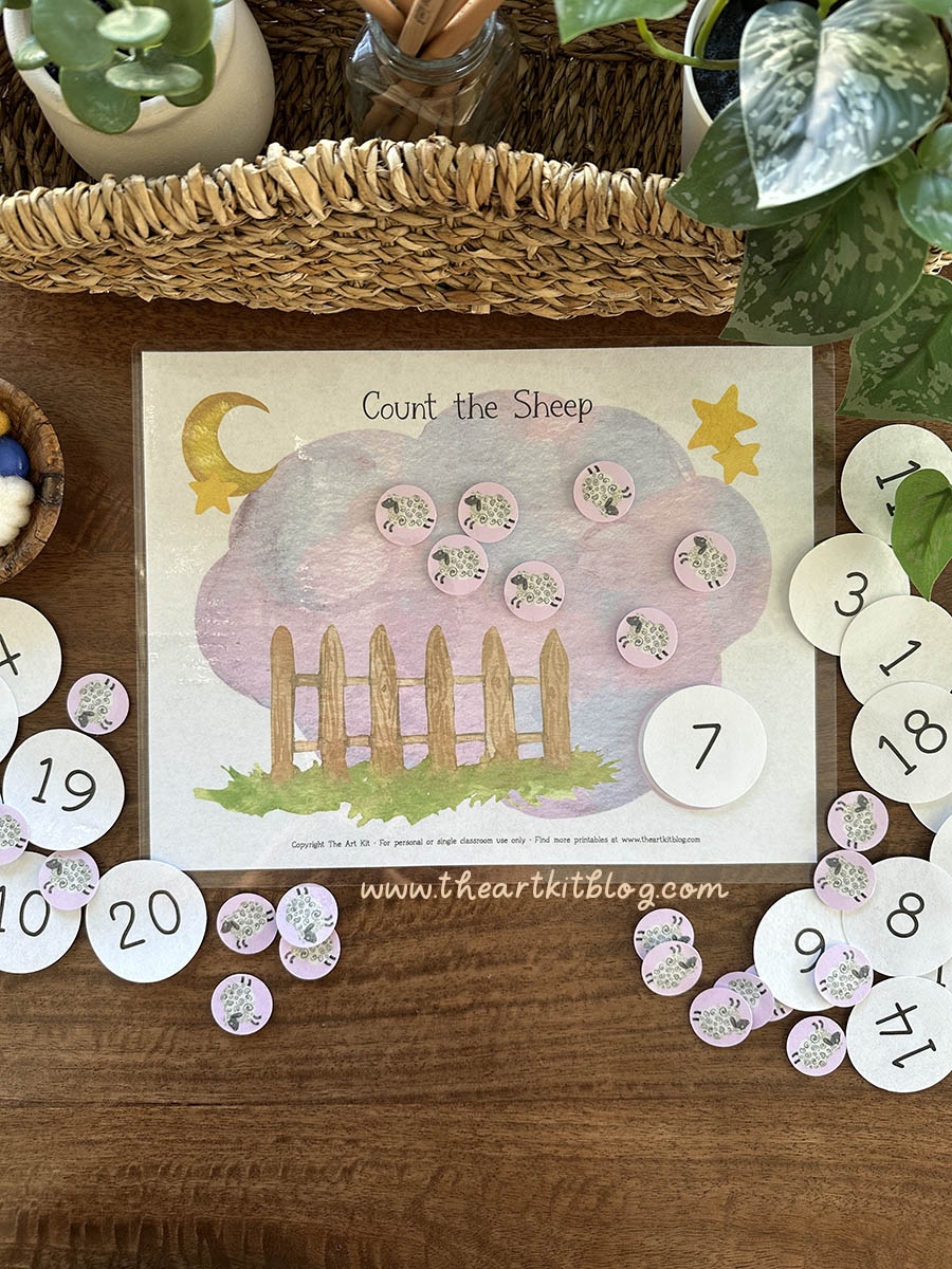 Sheep Counting Number Practice FREE PRINTABLE For Kids The 