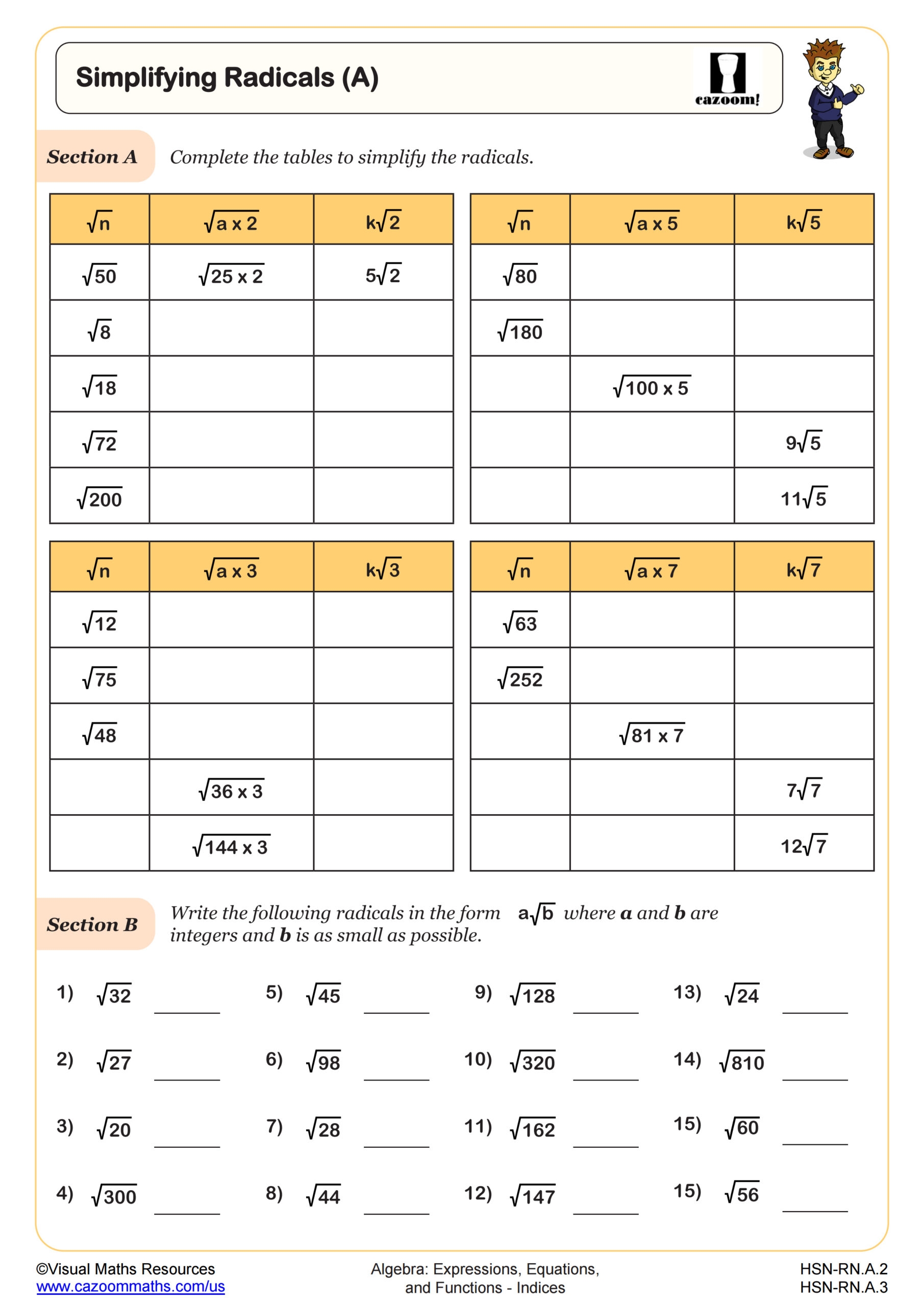 Simplifying Radical Expressions Maze Worksheet Worksheets Library Simplifying Radical Expressions Maze Worksheet Worksheets Library