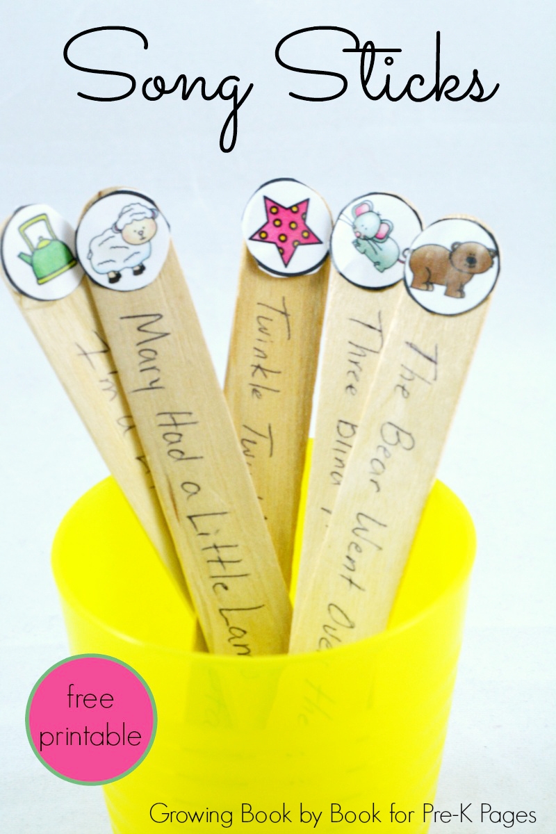 Song Sticks Building Skills In Transitions Pre K Pages