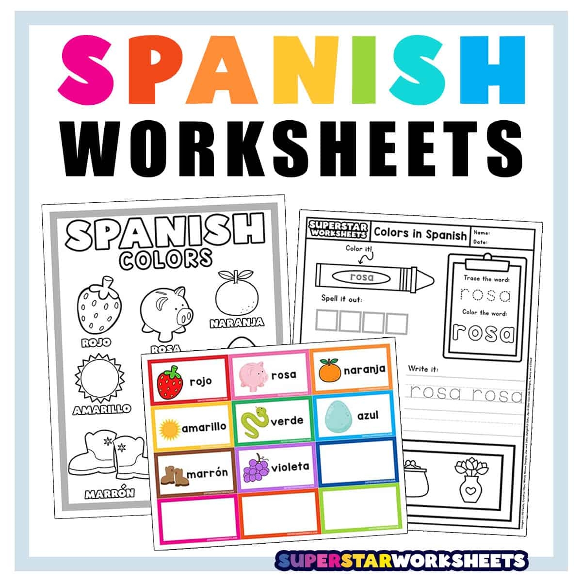 Kindergarten Printable Spansish Worksheets Kindergarten Printable Spansish Worksheets
