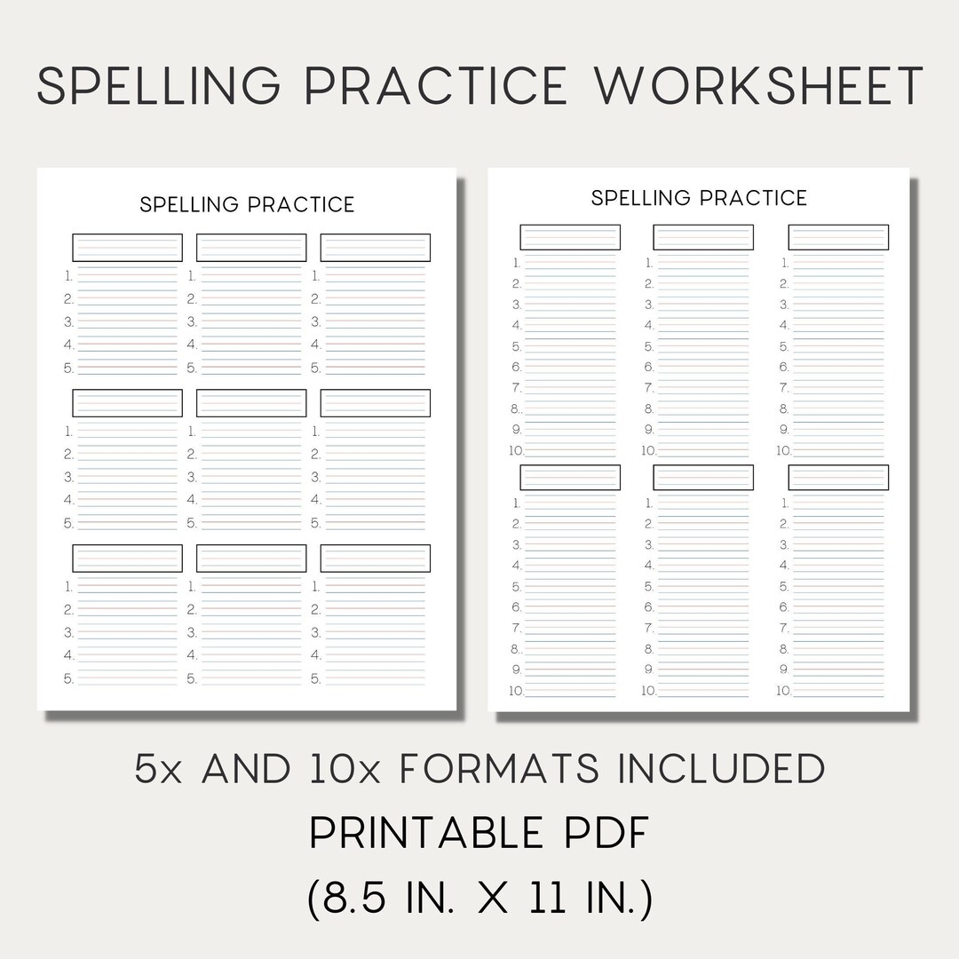Spelling Word And Writing handwriting Practice Sheet With 