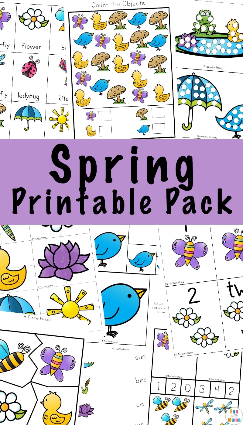 Printable Learning Activities For Preschoolers