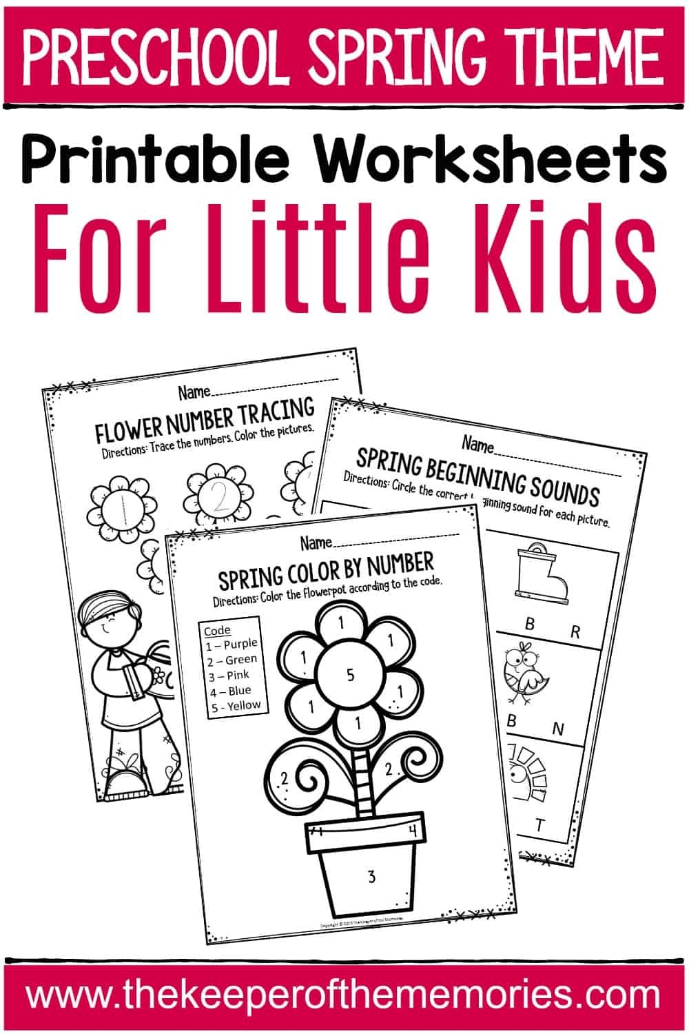Spring Printable Activities For Preschoolers