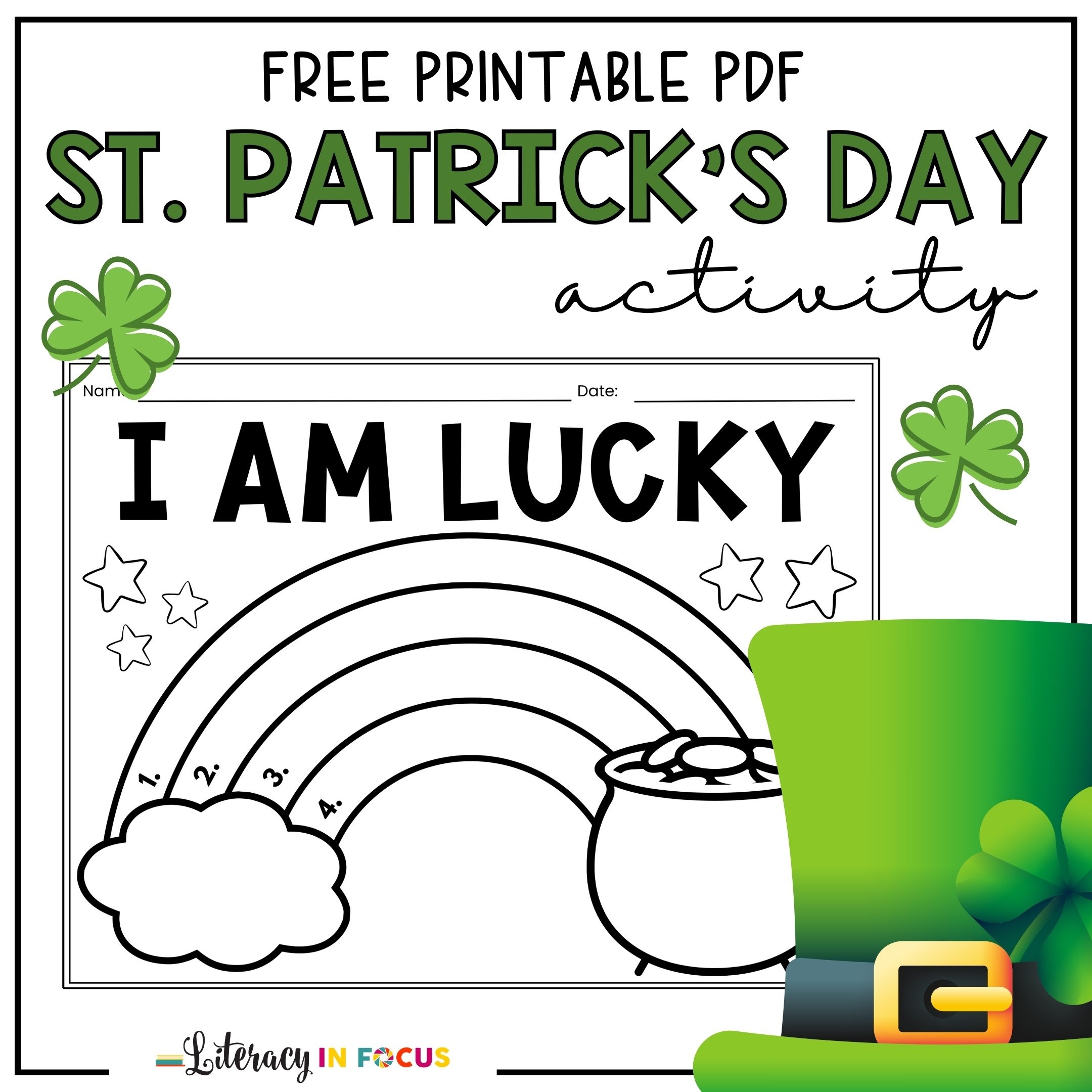 St Patrick s Day Activity For Kids Free Printable PDF 