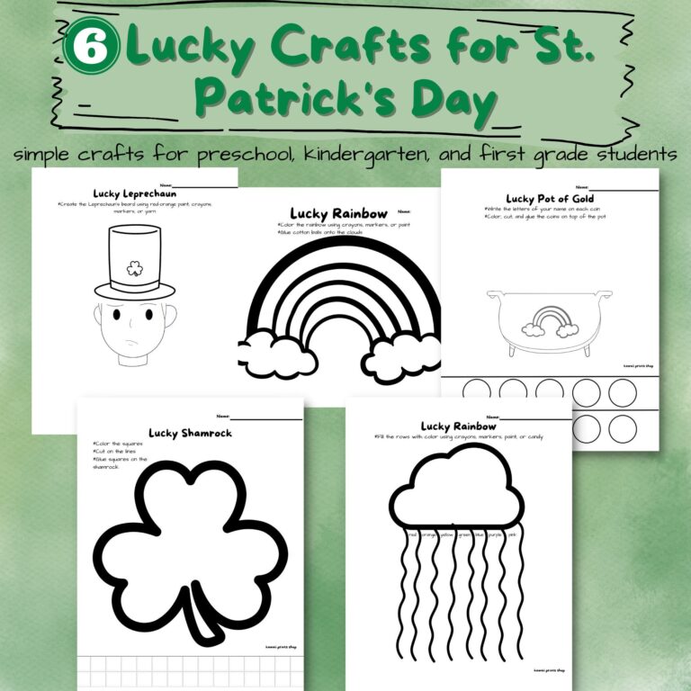 St Patrick s Day Crafts For Kids Preschool Activities