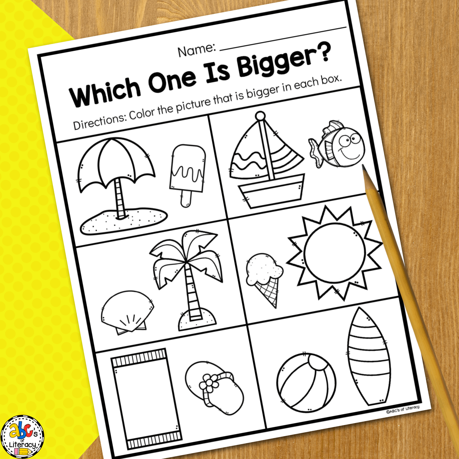 Summer Preschool Printable Packs