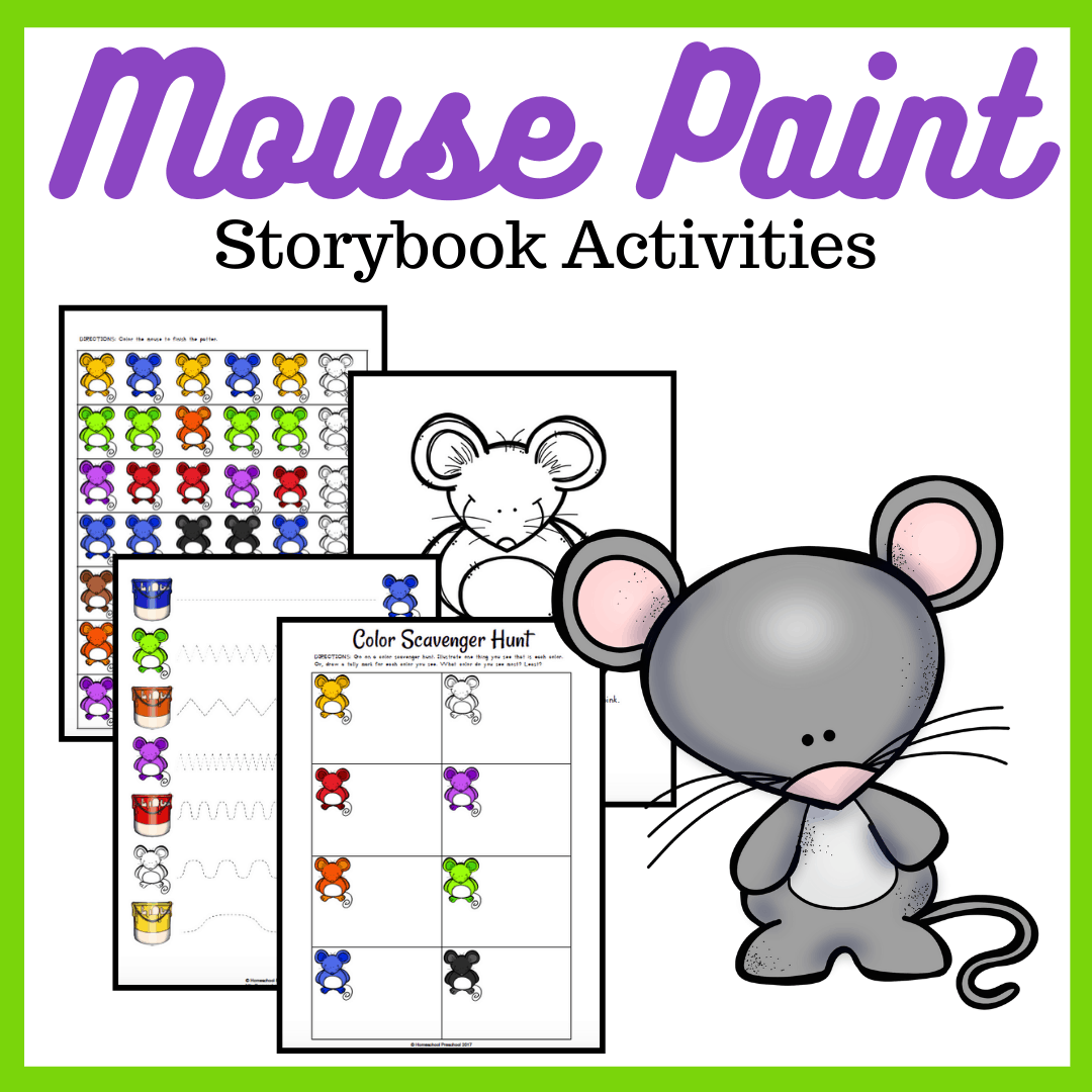 Teach Colors With Mouse Paint Preschool Activities