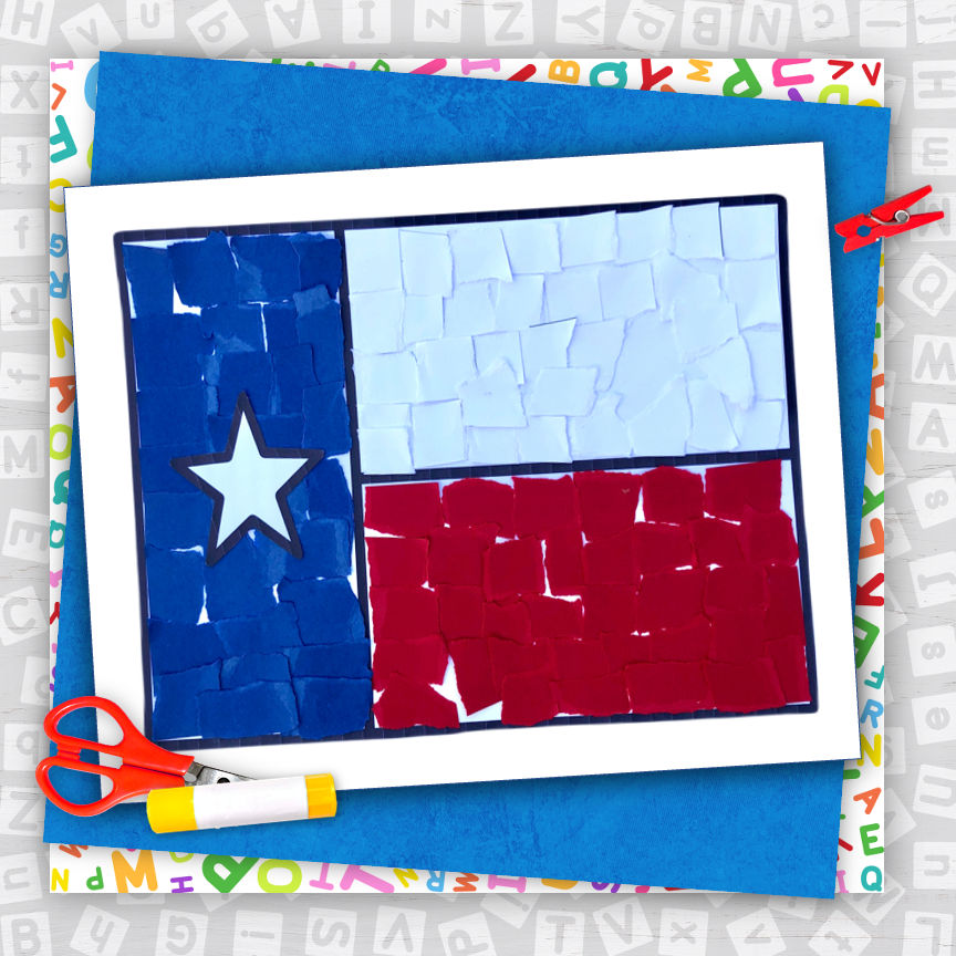 Texas State Flag Craft FREEBIE Texas State Symbols Classful Texas State Flag Craft FREEBIE Texas State Symbols Classful