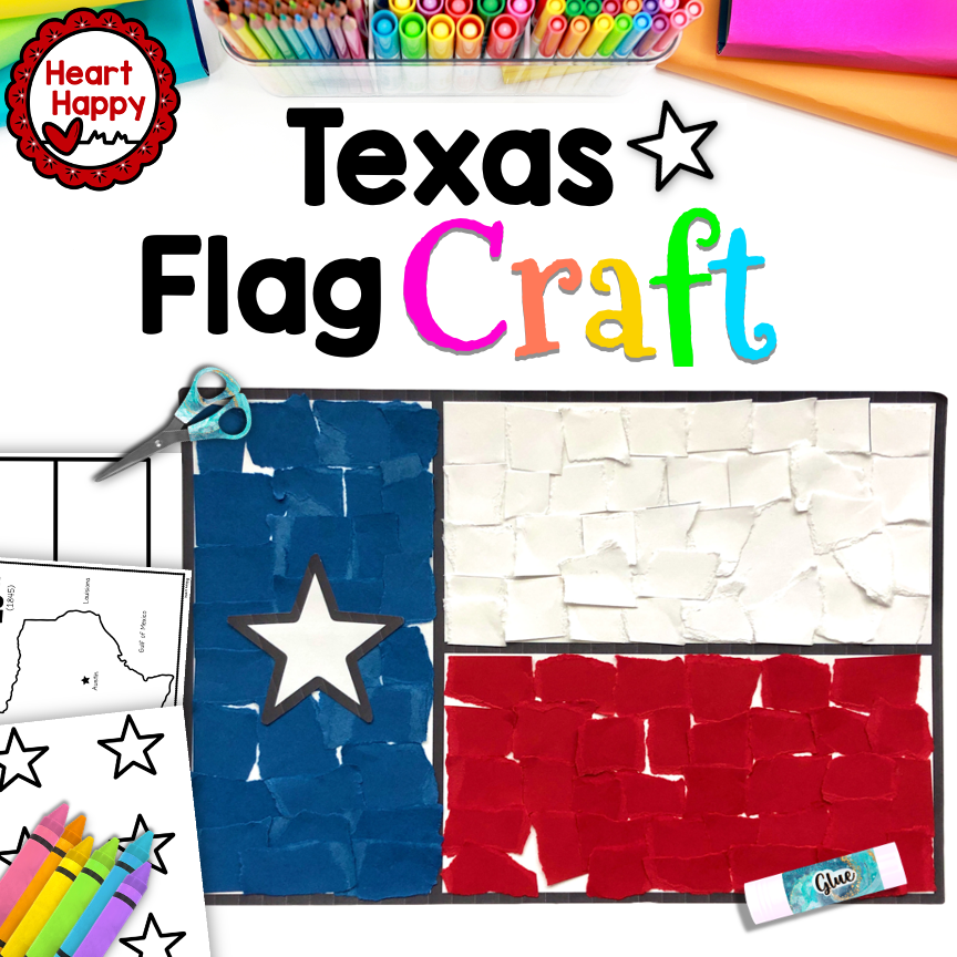 Texas State Flag Craft FREEBIE Texas State Symbols Made By Teachers Texas State Flag Craft FREEBIE Texas State Symbols Made By Teachers