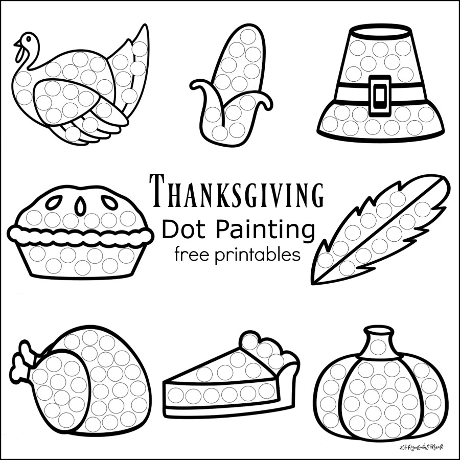 Thanksgiving Preschool Printables