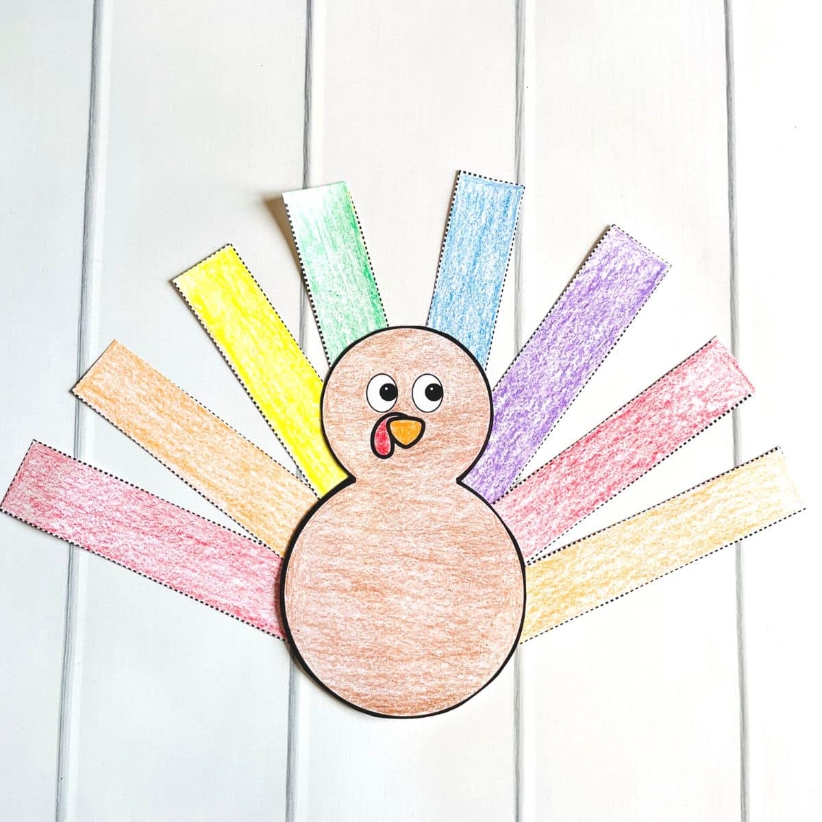 Thanksgiving Turkey Craft Printable Story Simply Full Of Delight