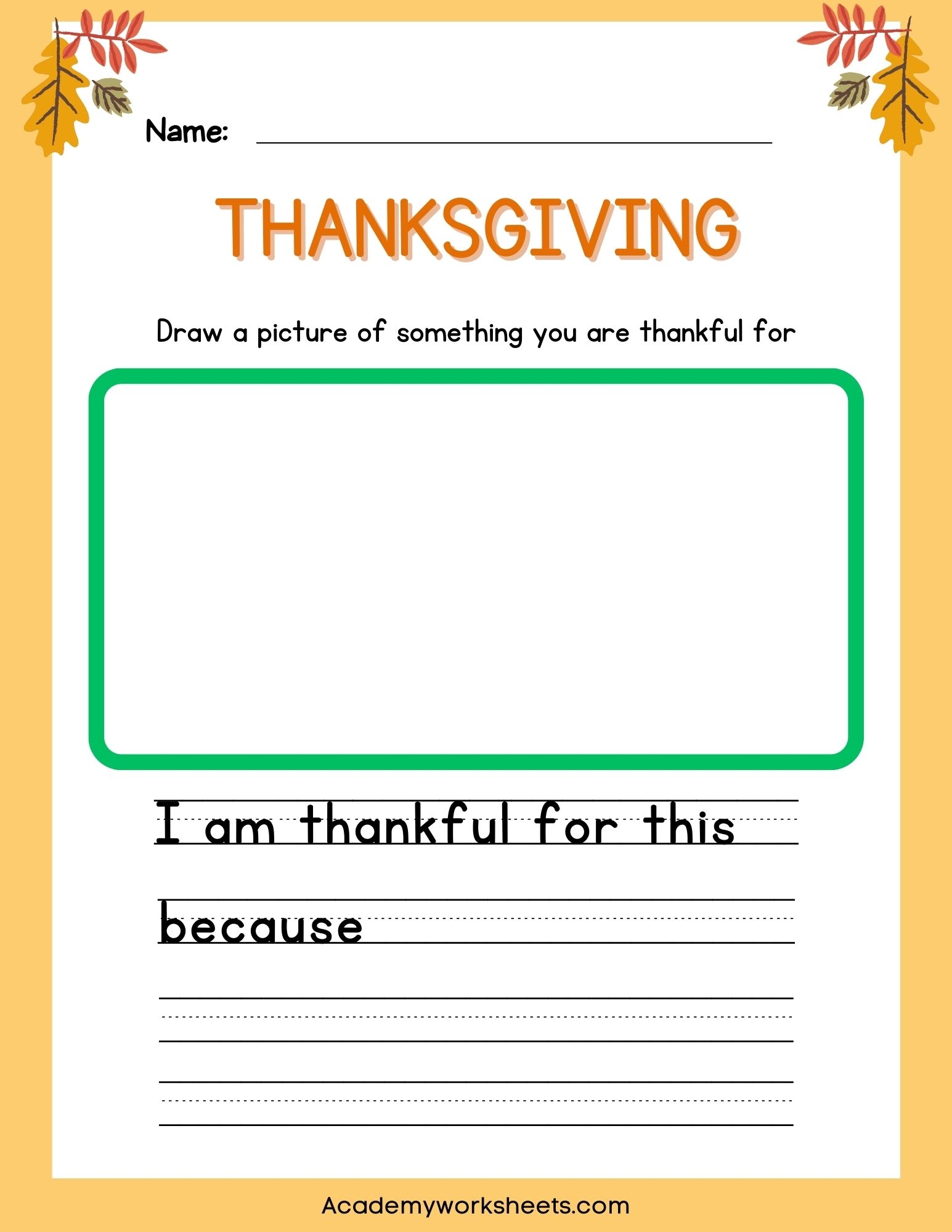 The 6 Ultimate I Am Thankful For Worksheets Academy Worksheets