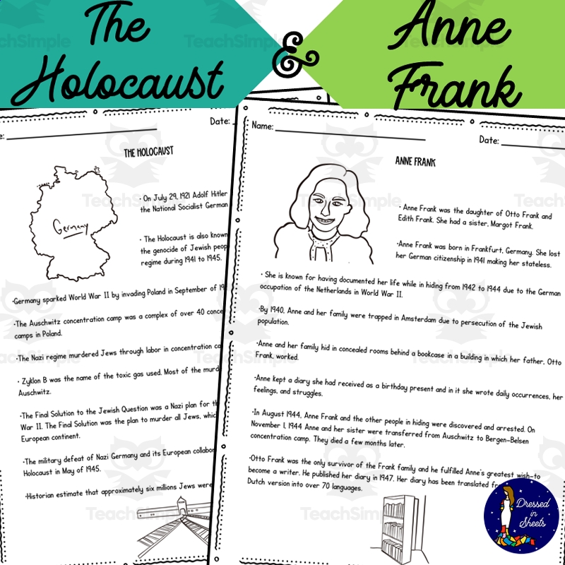The Holocaust And Anne Frank By Teach Simple The Holocaust And Anne Frank By Teach Simple