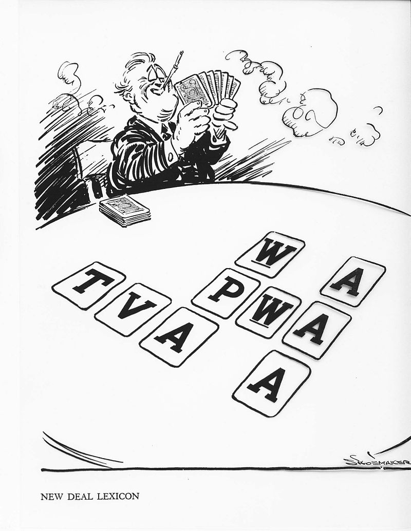 The New Deal Alphabet Soup Worksheet