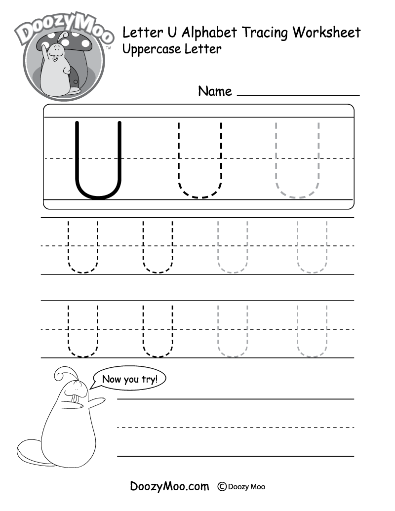 Uppercase Alphabet Worksheet