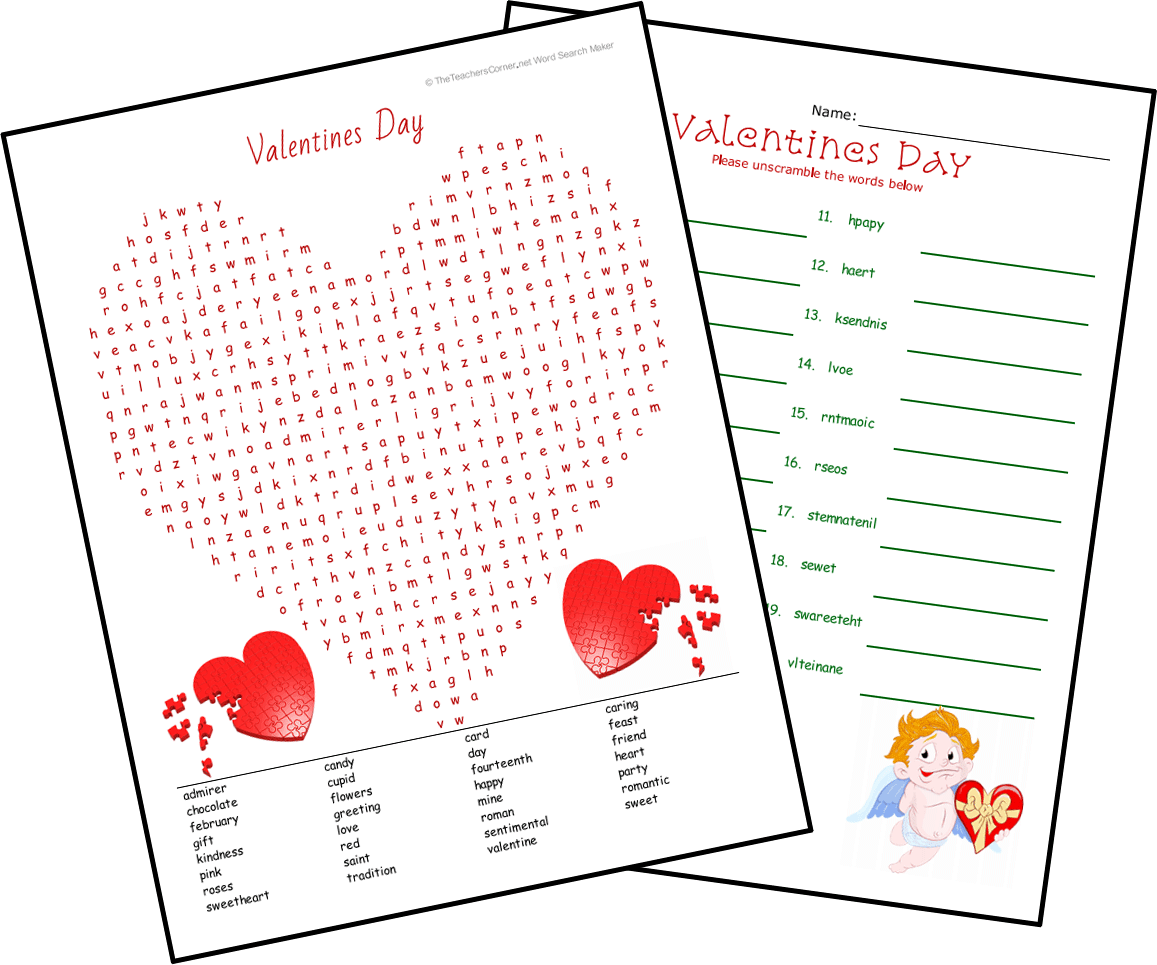 Valentine s Day Activities Valentine s Day Activities