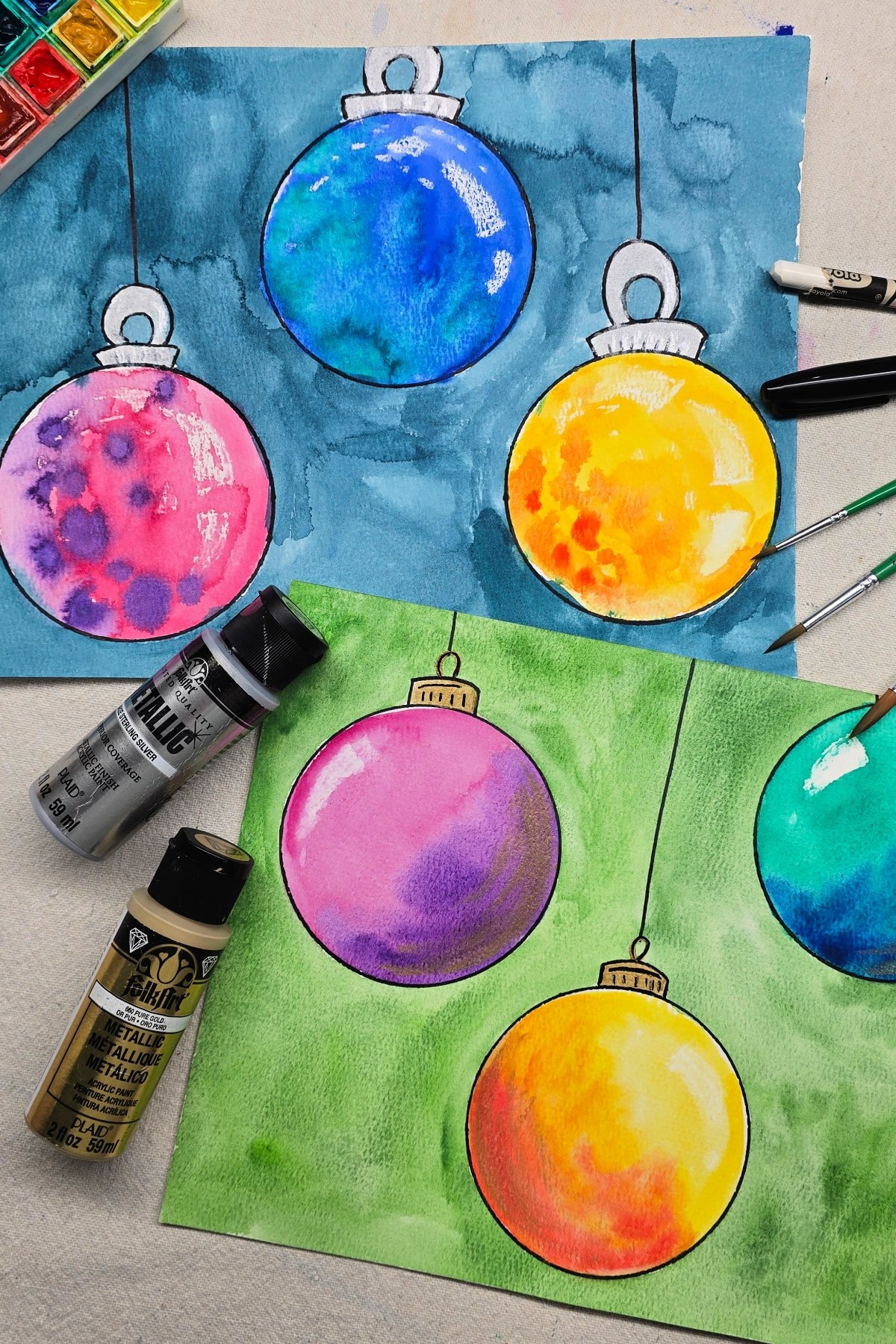 Watercolor Ornaments Art Project For Kids Kids Activities Blog Watercolor Ornaments Art Project For Kids Kids Activities Blog