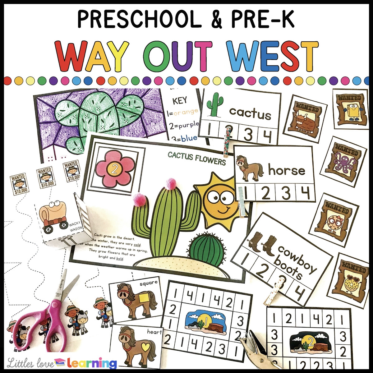 WAY OUT WEST PRESCHOOL ACTIVITY PACK