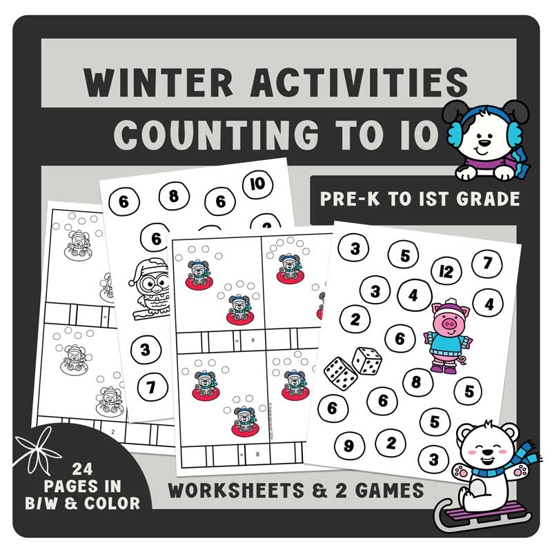 Winter Activities Counting To 10 Winter Worksheets And Winter Math Digidesignresort Winter Activities Counting To 10 Winter Worksheets And Winter Math Digidesignresort