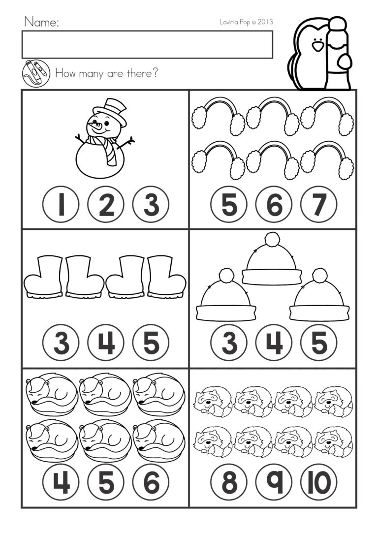 Winter Worksheets For Kindergarten Engaging Activities For Learning And Fun