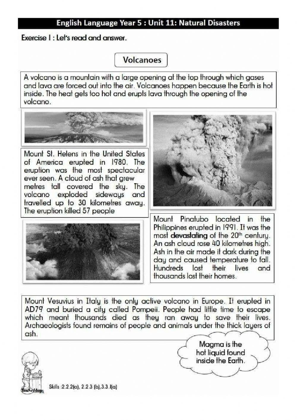 Year 5 Reading Comprehension Worksheet Live Worksheets Worksheets Library